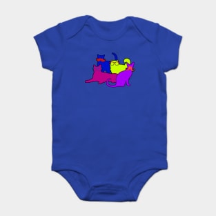 Funny Cats Baby Bodysuit